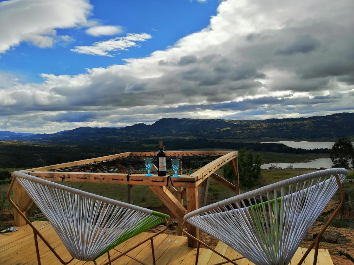 Andes Glamping Hotel Guatavita Eksteriør billede