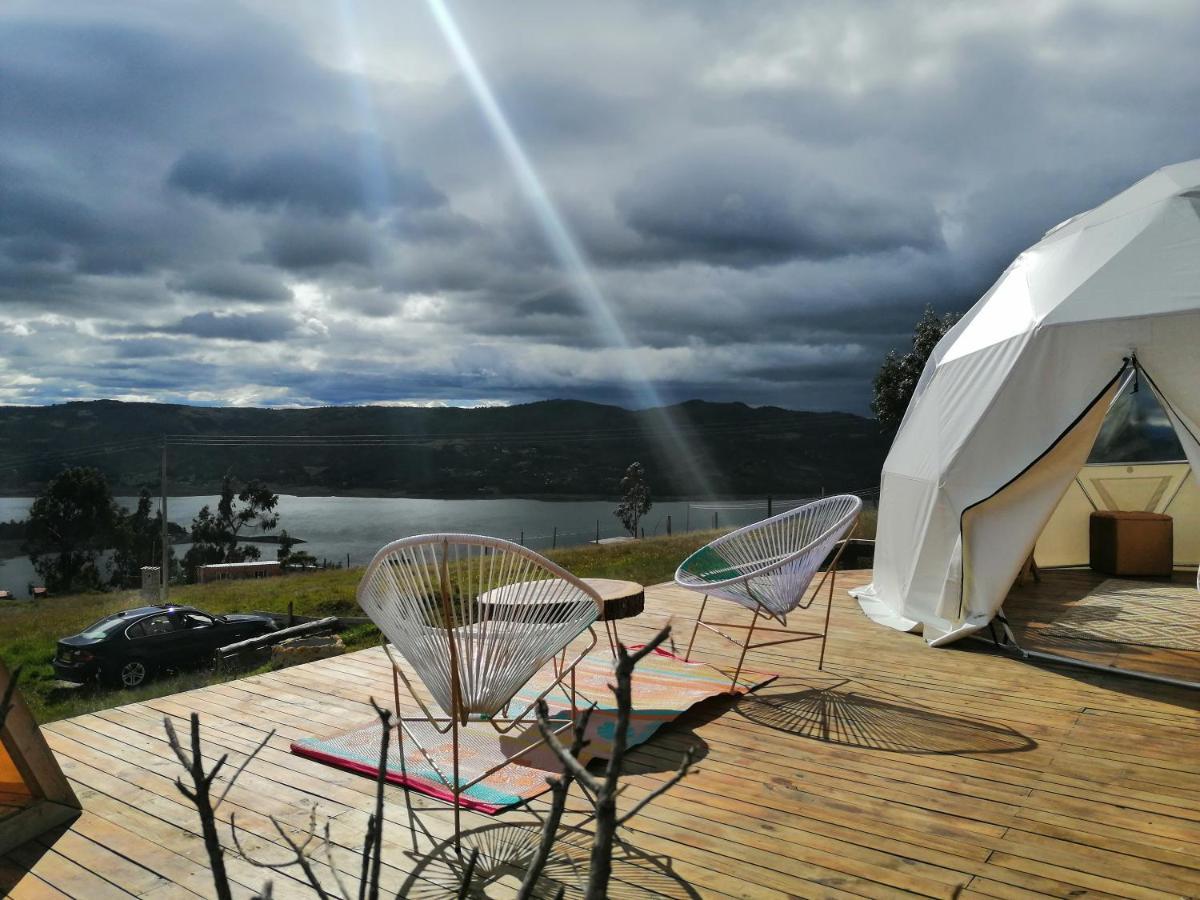 Andes Glamping Hotel Guatavita Eksteriør billede