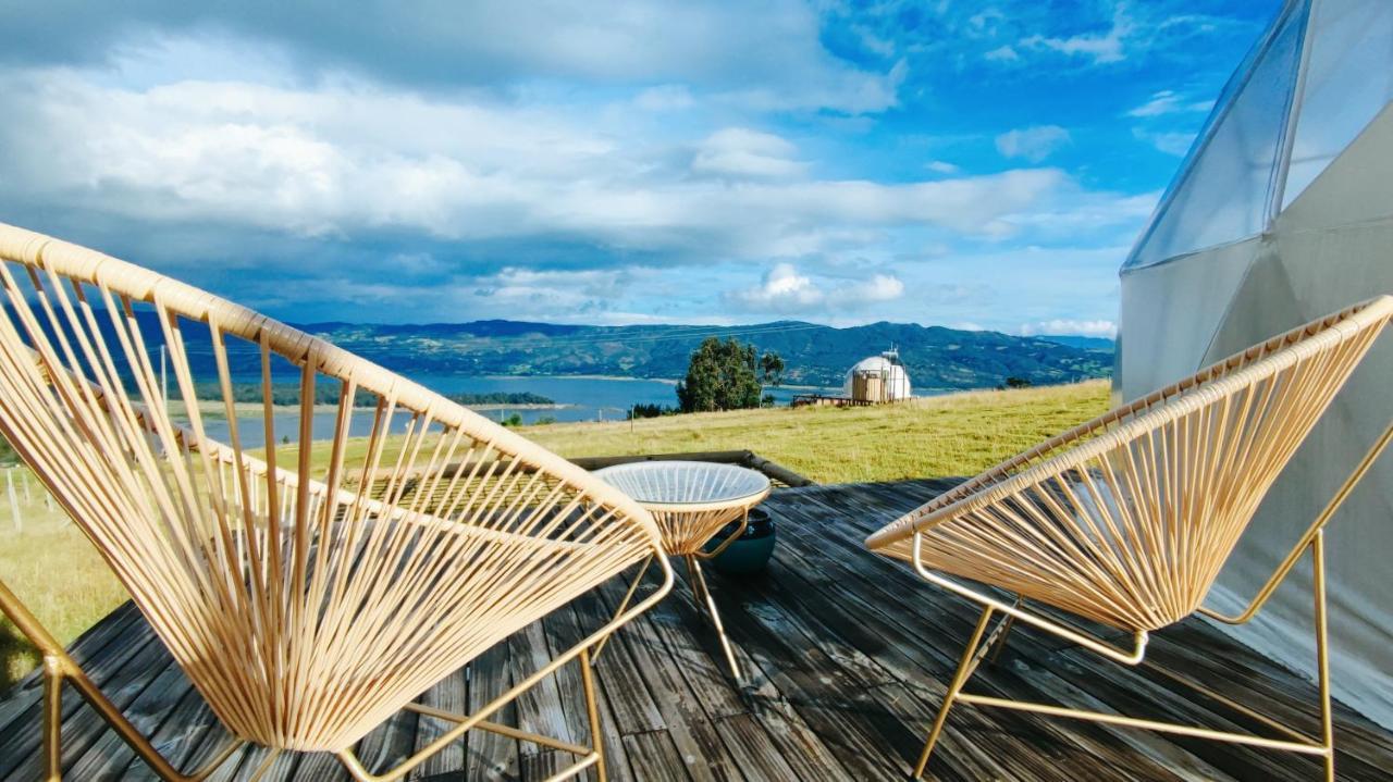 Andes Glamping Hotel Guatavita Eksteriør billede